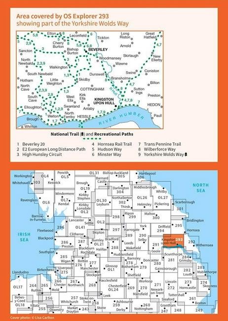 OS Explorer Map 293 - Kingston upon Hull and Beverley - overview