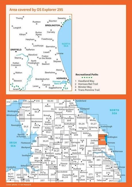 OS Explorer Map 295 - Bridlington and Driffield - overview