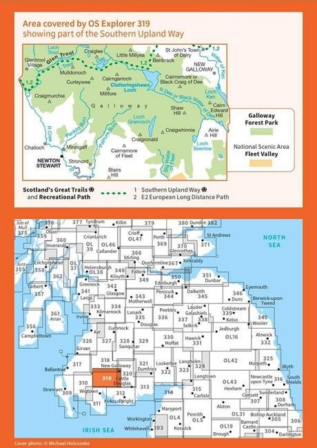 OS Explorer Map 320 - Castle Douglas - overview