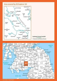 OS Explorer Map 321 - Nithsdale and Dumfries - overview