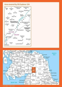 OS Explorer Map 324 - Liddesdale and Kershope Forest - overview