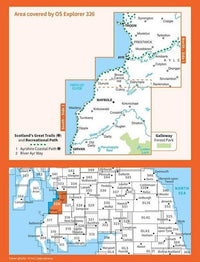 OS Explorer Map 326 - Ayr and Troon - overview