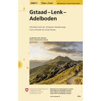 Gstaad-Lenk-Adelboden Walking Map 3304