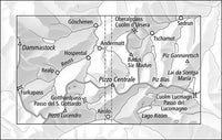 Andermatt Walking Map 3314T - Area Covered