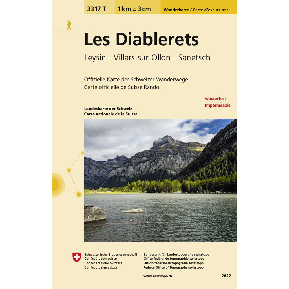 Les Diablerets Walking Map 3317T