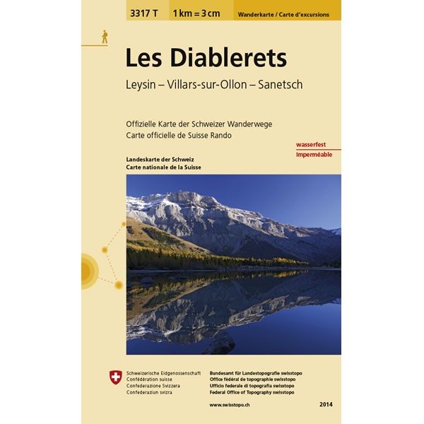 Les Diablerets Walking Map 3317T