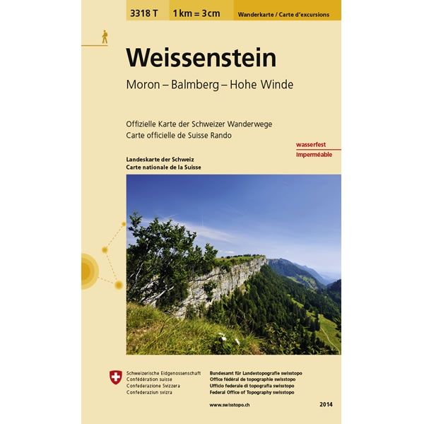 Weiss Map Weissenstein Walking Map 3318T – Climb Europe