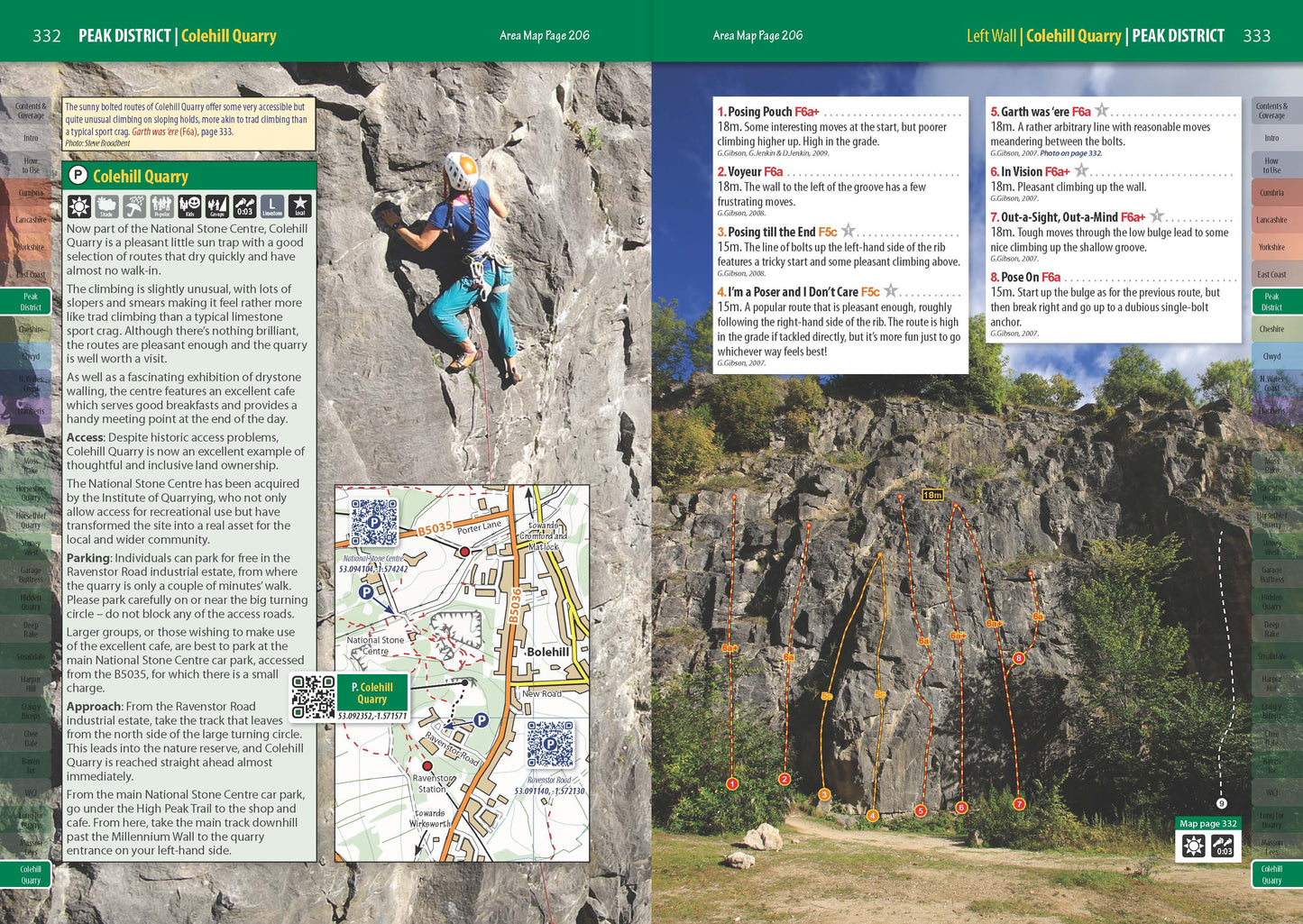 Sport Climbing in England and Wales - Volume 1, North - Colehill Quarry Introduction