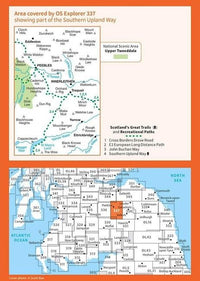 OS Explorer Map 337 - Peebles and Interleithen - overview