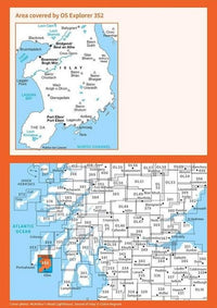 OS Explorer Map 352 - Islay South - overview