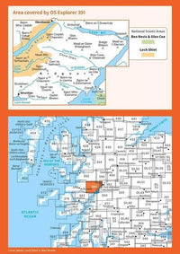 OS Explorer Map 391 - Ardgour and Strontian - overview