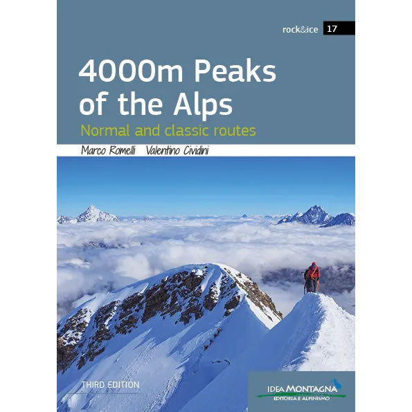 The 4000m Peaks of the Alps Rock Climbing Guidebook and Topo