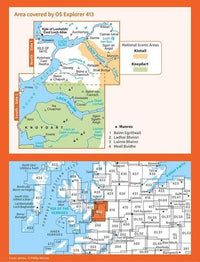 OS Explorer Map 413 - Knoydart and Loch Hourn - overview