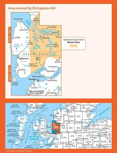 OS Explorer Map 428  - Kyle of Lochalsh - overview