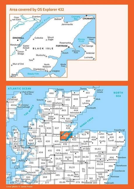 OS Explorer Map 432 - Black Isle and Fortrose - overview