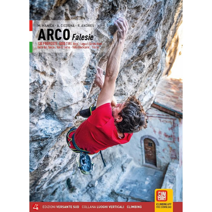 Arco Rock - Sport Climbing Guidebook - Italian Edition