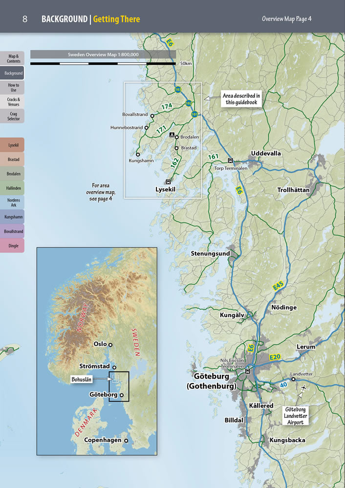 Bohuslän Selected Rock Climbs Guidebook - General overview