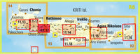 Frangokastelo and Plakias Walking Map [11.17] - area covered