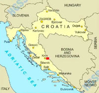 Dinara (Sinjal) Mountain Nature Park Map [24] - Area Covered