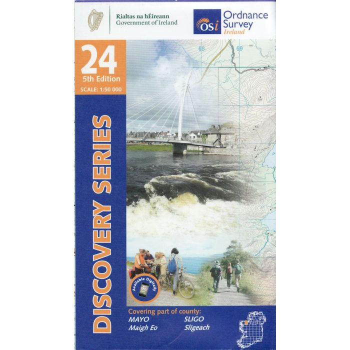 Irish Discovery Map 24, Sligo and Mayo