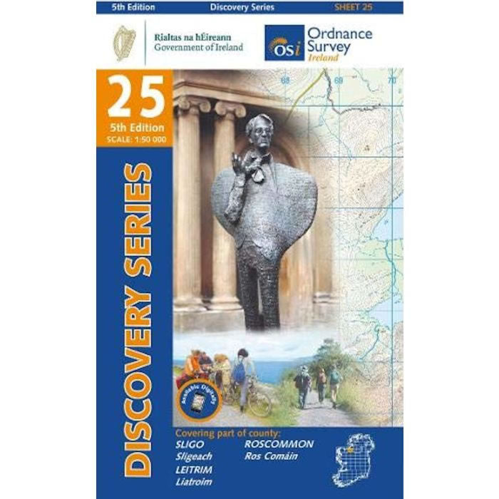 Irish Discovery Map 25, Sligo, Roscommon and Leitrim