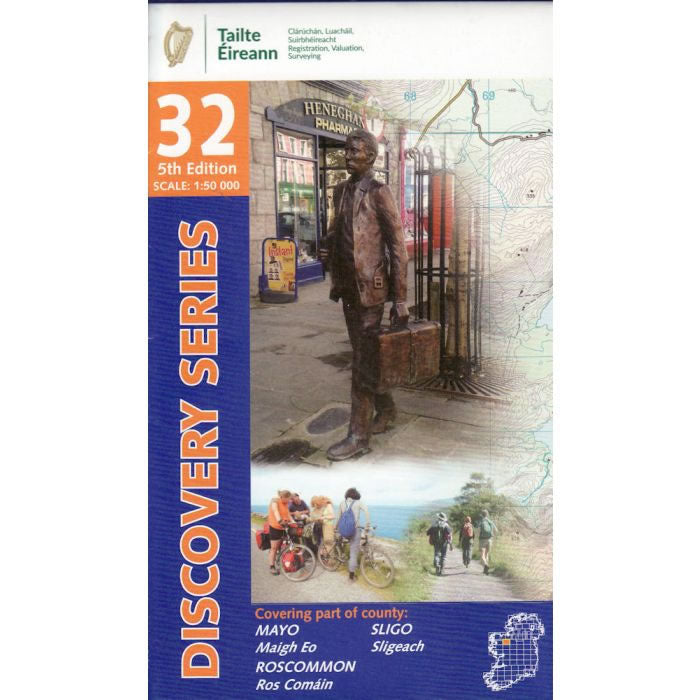 Irish Discovery Map 32, Mayo, Sligo and Roscommon