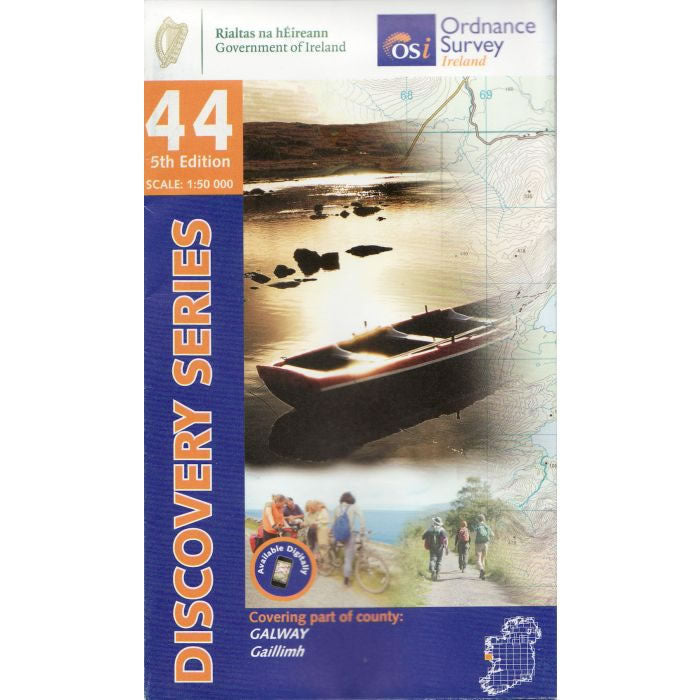 Irish Discovery Map 44, Galway - West