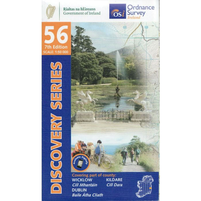 Irish Discovery Map 56, Wicklow, Dublin and Kildare