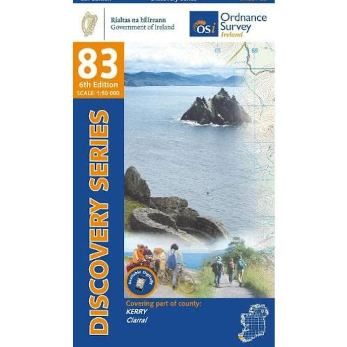 Irish Discovery Map 83, Kerry - South West