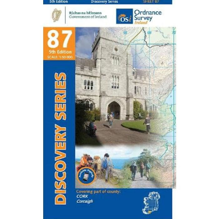 Irish Discovery Map 87, Cork including Cork City