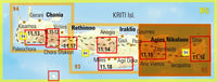 Lasithi Walking Map [92] - Eastern Crete - Area Covered