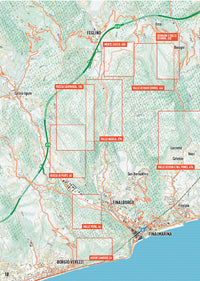 Finale Climbing Guidebook - area covered