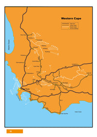 Great Rock Climbs of the Western Cape Guidebook - areas covered