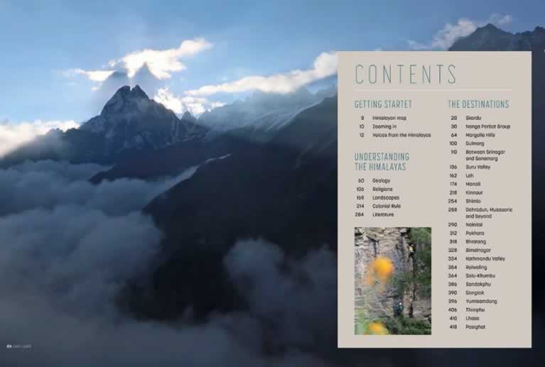 Himalayan Rocks Climbing Guidebook - areas covered