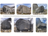 Ísafjörður (Iceland) Bouldering Guidebook - Example topo No 1