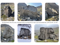 Ísafjörður (Iceland) Bouldering Guidebook - Example topo No 2