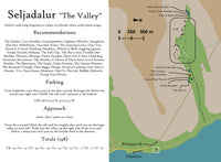 Ísafjörður (Iceland) Bouldering Guidebook - Example crag introduction map and info