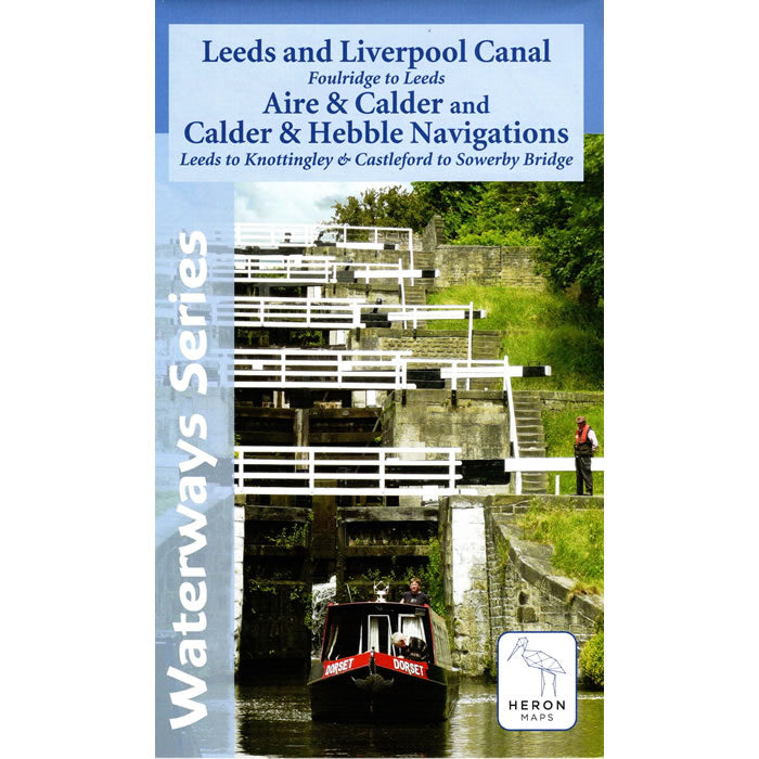 Leeds and Liverpool Canal Heron Map - Foulridge to Leeds