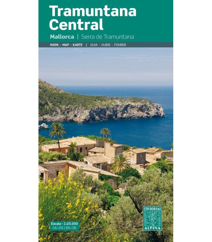 Tramuntana Central Mountain Map in Mallorca - 2026 edition