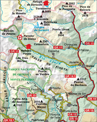 Parque Nacional de Ordesa y Monte Perdido Map - Area covered map 1