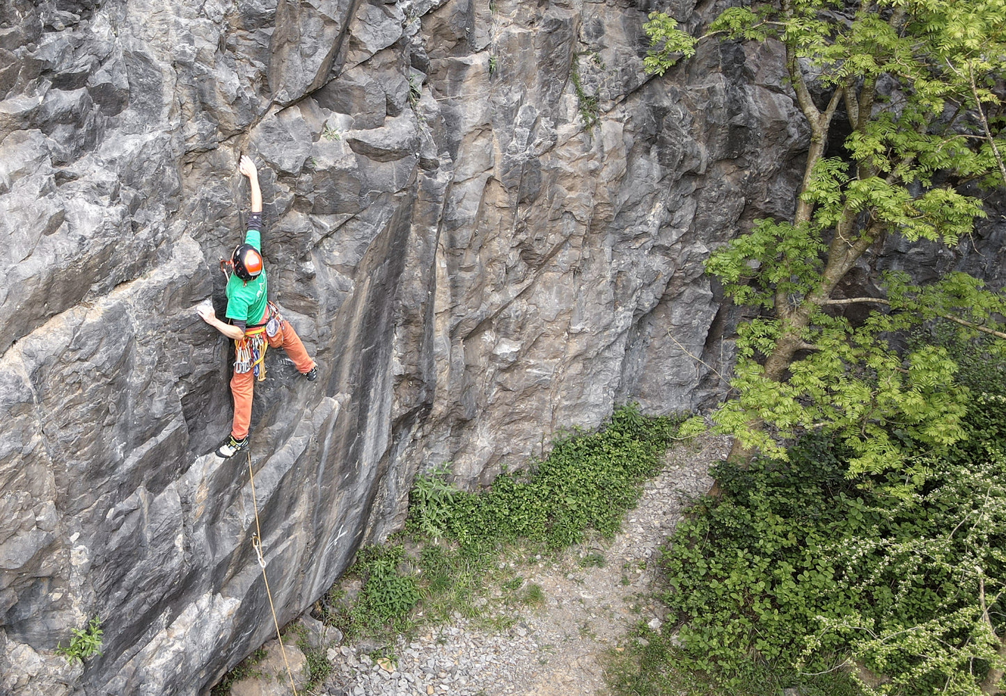 Sport Climbing in England and Wales - Volume 2, South - Perch Quarry