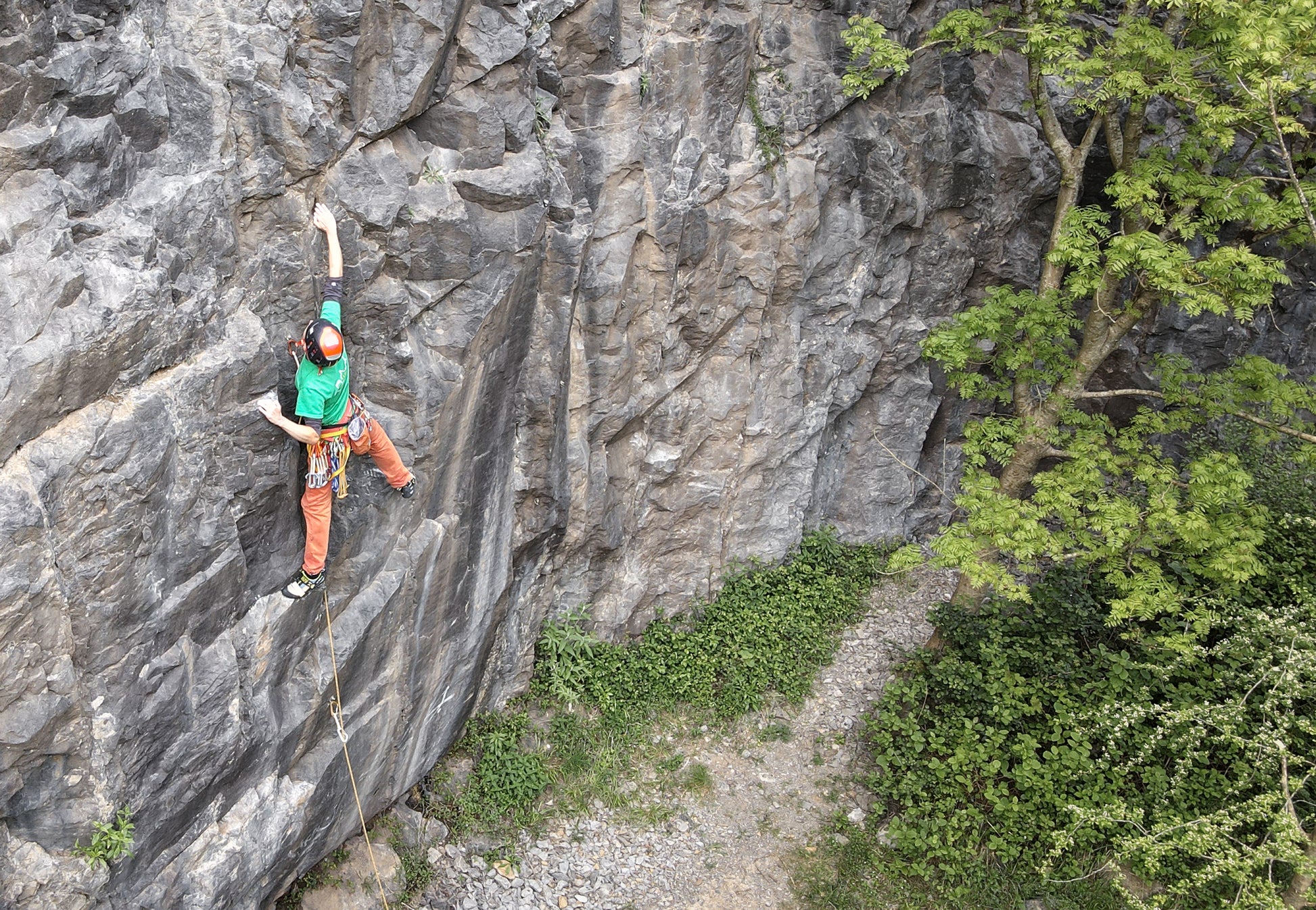 Sport Climbing in England and Wales - Volume 2, South - Perch Quarry