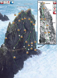 Rocha Nai – Rock Climbing Guidebook and Topo for Galicia - Example topo
