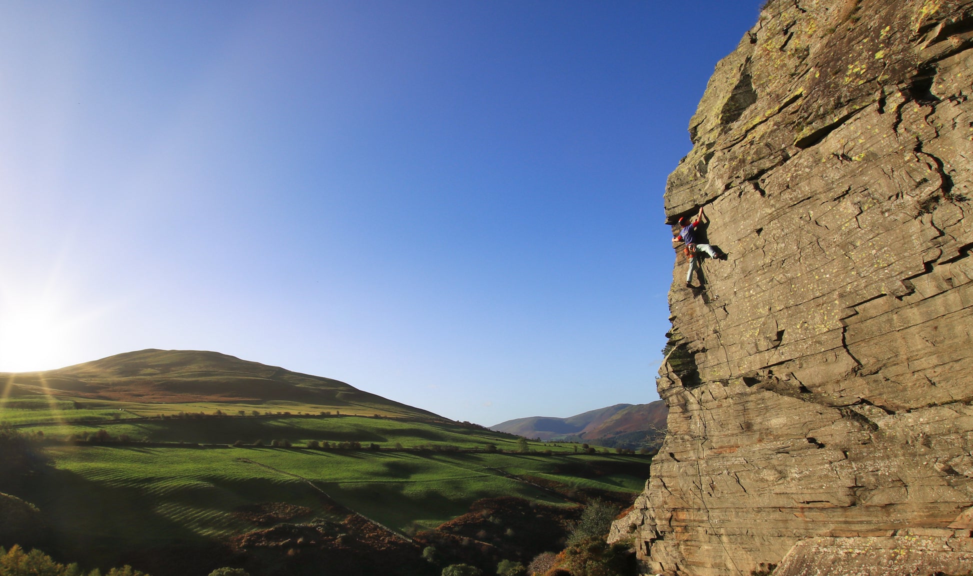 Sport Climbing in England and Wales - Volume 1, North - example route
