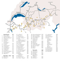 Schweiz Plaisir West Guidebook Volume 2 - Area covered