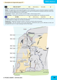 Selected Climbs in Vercors, Chartreuse and Dévoluy Guidebook - example topo 2