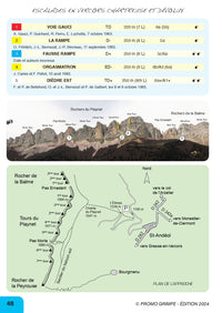 Selected Climbs in Vercors, Chartreuse and Dévoluy Guidebook - example approach information