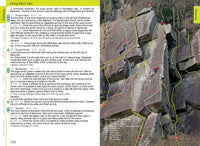 Tremadog Rock Climbing Guidebook - sample topo and route description