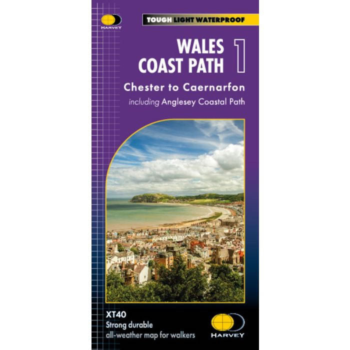 Wales Coast Path Map No 1: Chester to Caernarfon