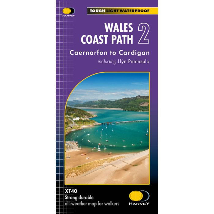 Wales Coast Path Map No 2: Caernarfon to Cardigan